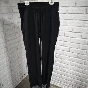 Kirkland Signature Ladies Size Small Black Pull On Style Straight Leg Pants